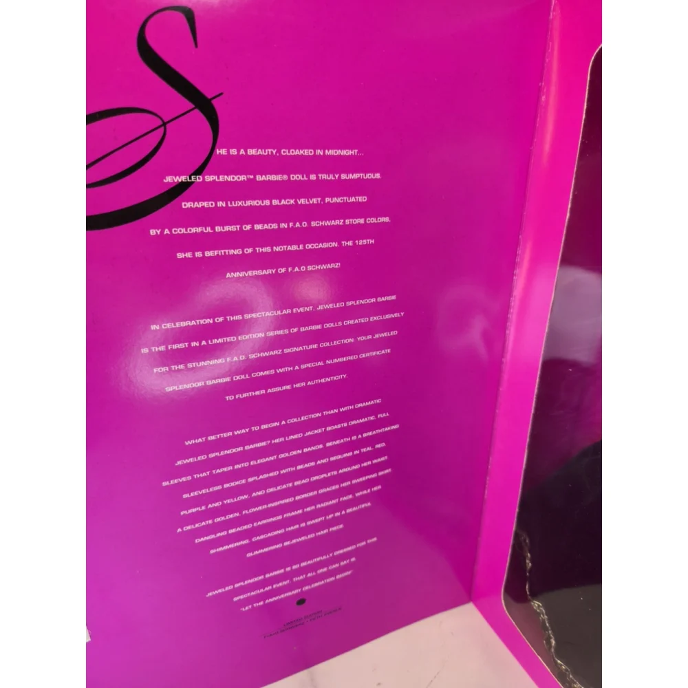 1995 Jeweled Splendor Barbie #14061 FAO Schwarz Signature NRFB‎